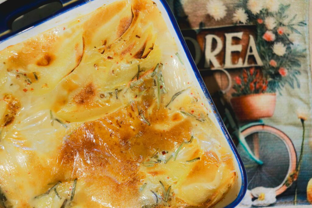 bulviu ir poru apkepas